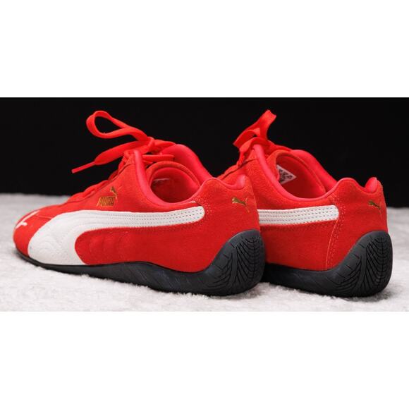 Puma Speedcat OG Red White Sneakers Racing Shoes Womens Size 10 EU 41 - Picture 9 of 15